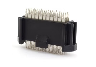 In-house connector assembly with press-fit terminals